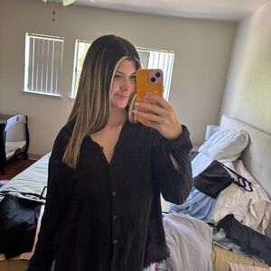 Urban Outfitters Flowy Button Up Top